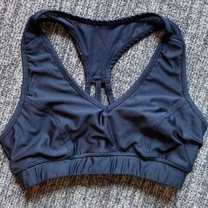 Navy sports bra